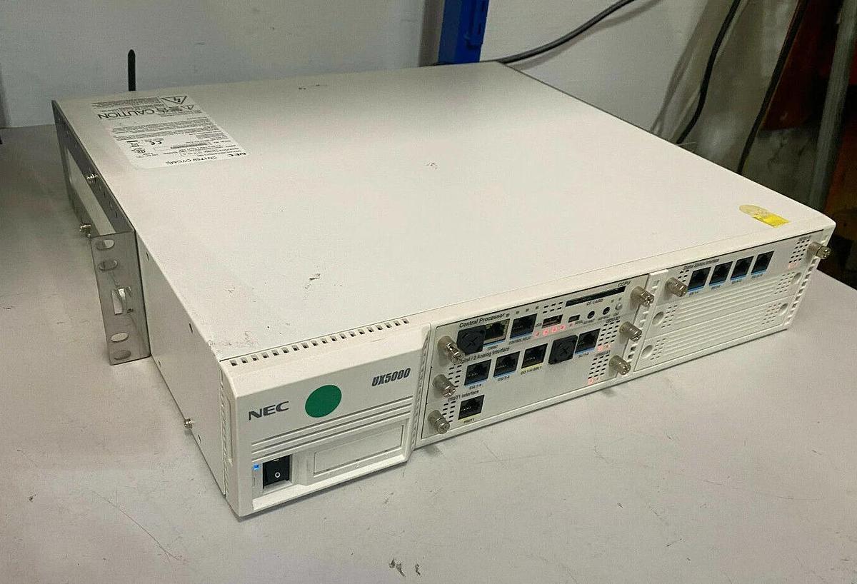 Used NEC Univerge UX5000 SN1759 CYGMC NWA-035011-001 PBX Phone System