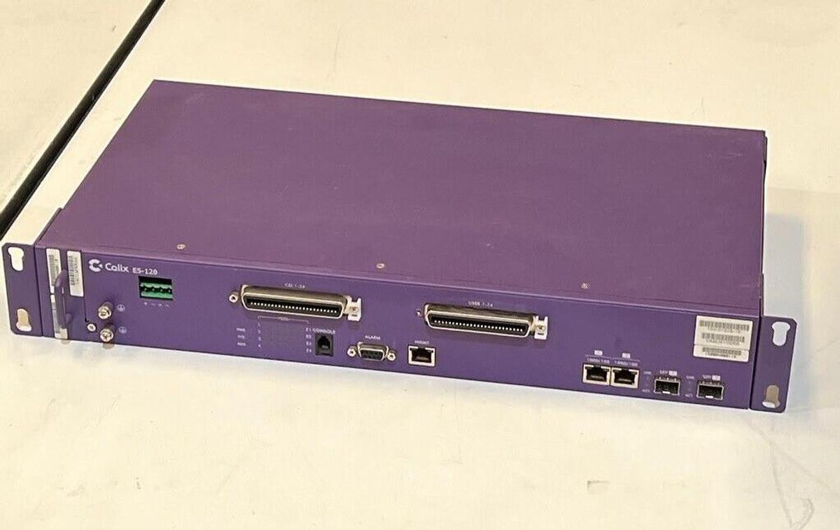 Used Calix E5-120 ESP Ethernet Service Platform - Model 100-01228-10 VDSL2