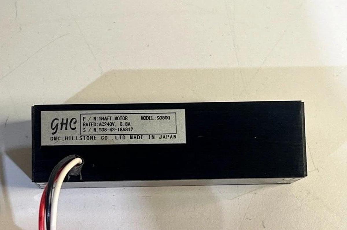 Used Lot of 4 GHC GMC Hillstone Co. Shaft Motor S080Q Series Linear Motors + 2 Shafts