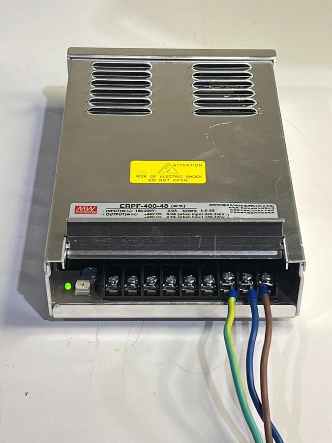Used Mean Well ERPF-400-48 Switching Power Supply 48VDC