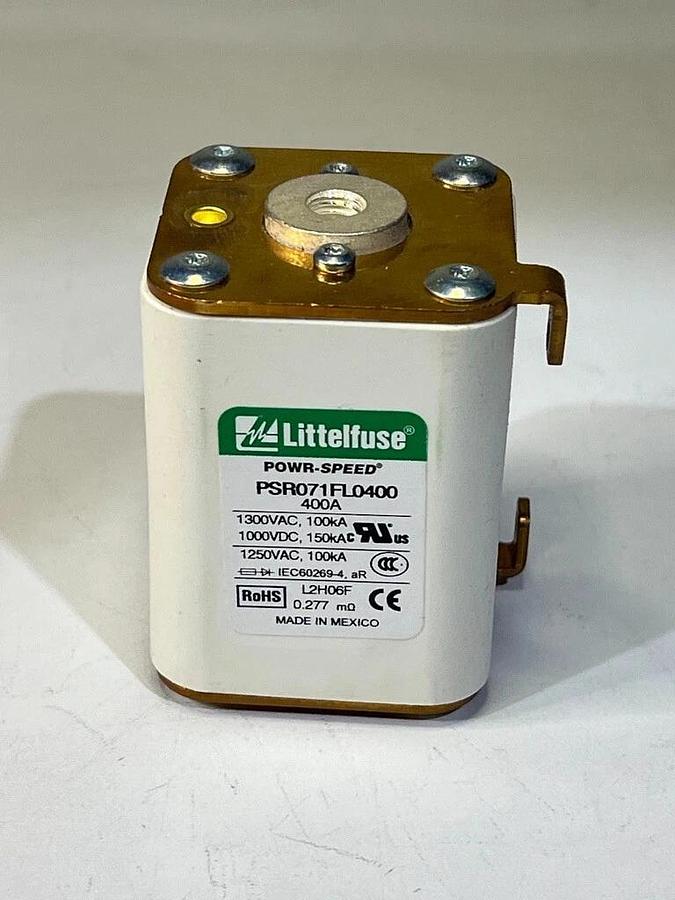 Used Littelfuse POWR-SPEED PSR071FL0400 400A High-Speed Semiconductor Fuse PSR Series