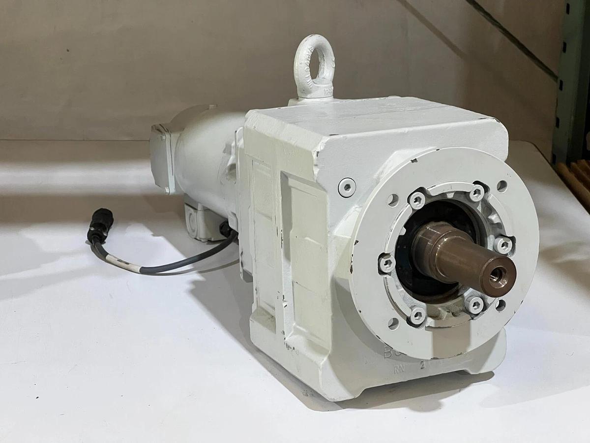 Used Bauer BG Series Helical Geared Motor Type BG30Z-27 / P05LA25 / EMV-C1