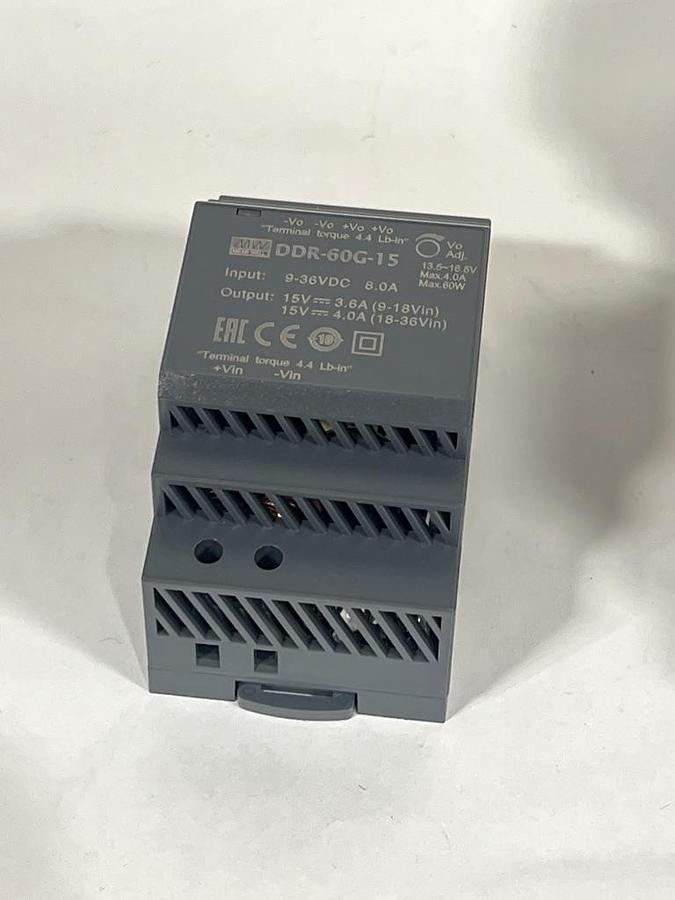 Lot of 8 Assorted Mean Well DIN Rail Power Supplies