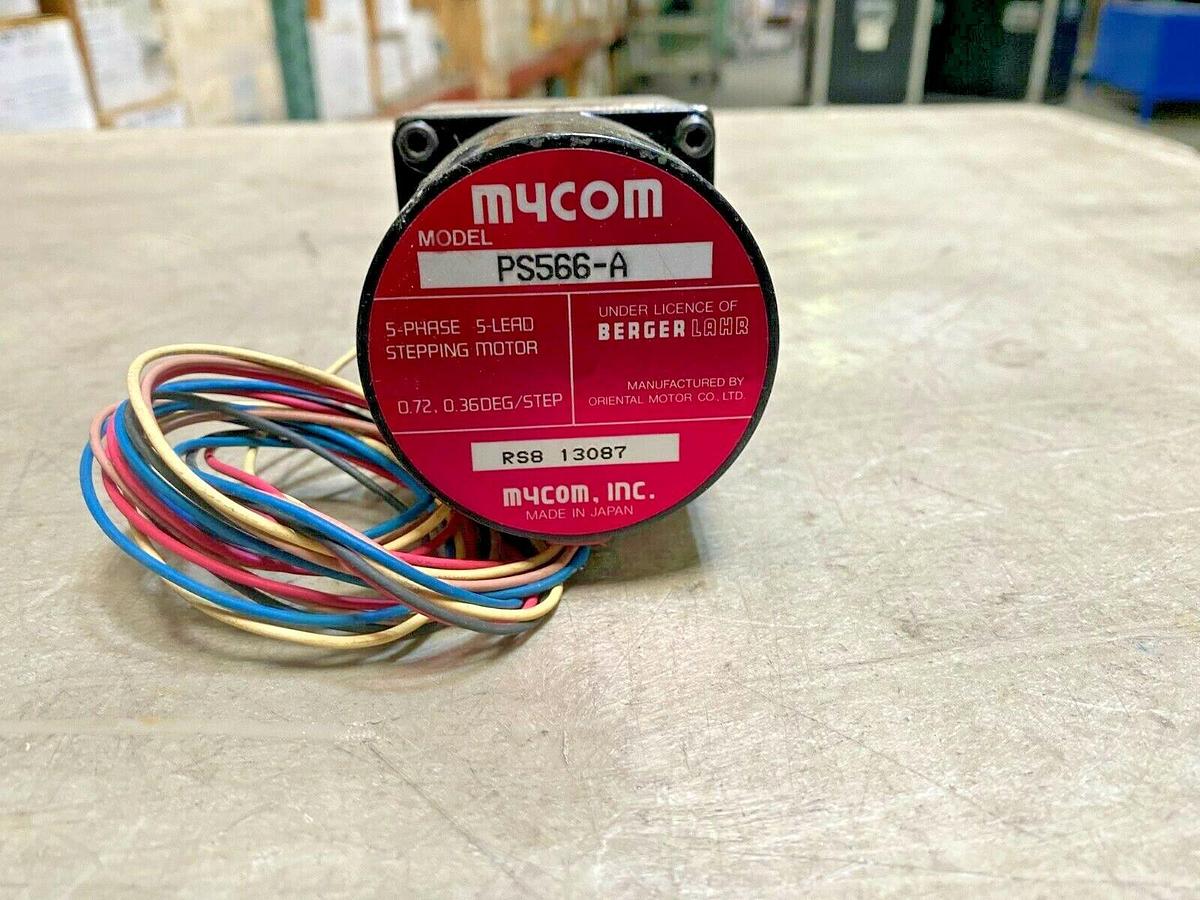 Mycom Model PS566-A Stepper Motor with 10:1 Ball Reducer - P/N PS566BG01A
