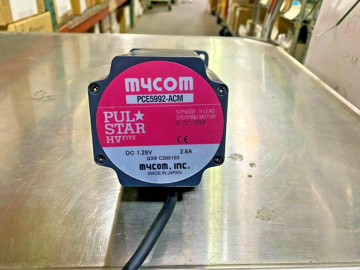 Mycom PCE5992-ACM 1.29V 2.8A PUL Star HV Five 5-Phase 5-Lead Stepping Motor