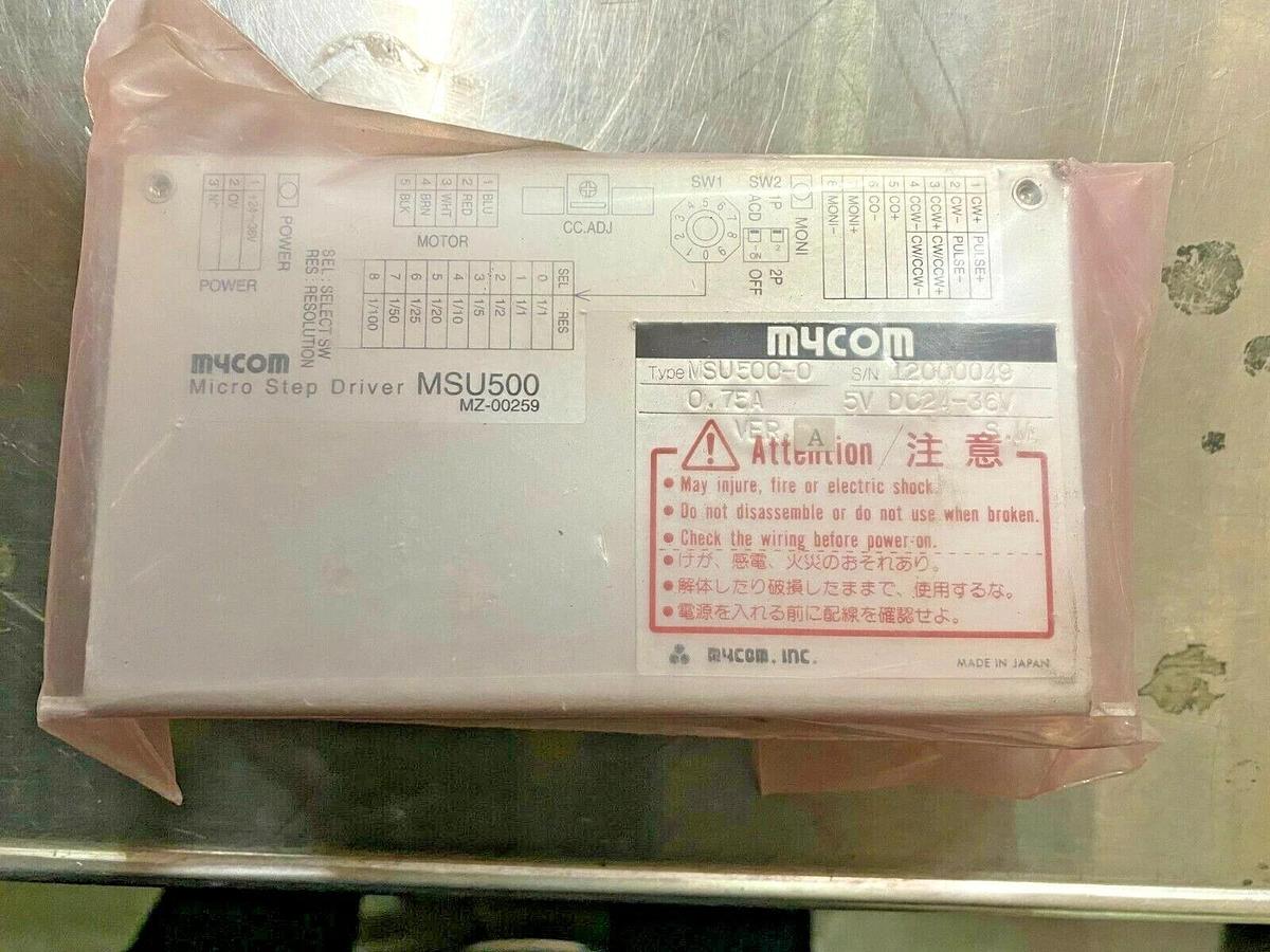 Mycom MSU500-0 Micro Step Driver MZ-00259