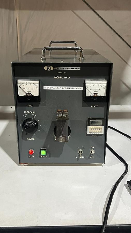 Used 7 Seven Associates Model B-1A Induction Heater Semi-Rigid Tooling Coax Soldering
