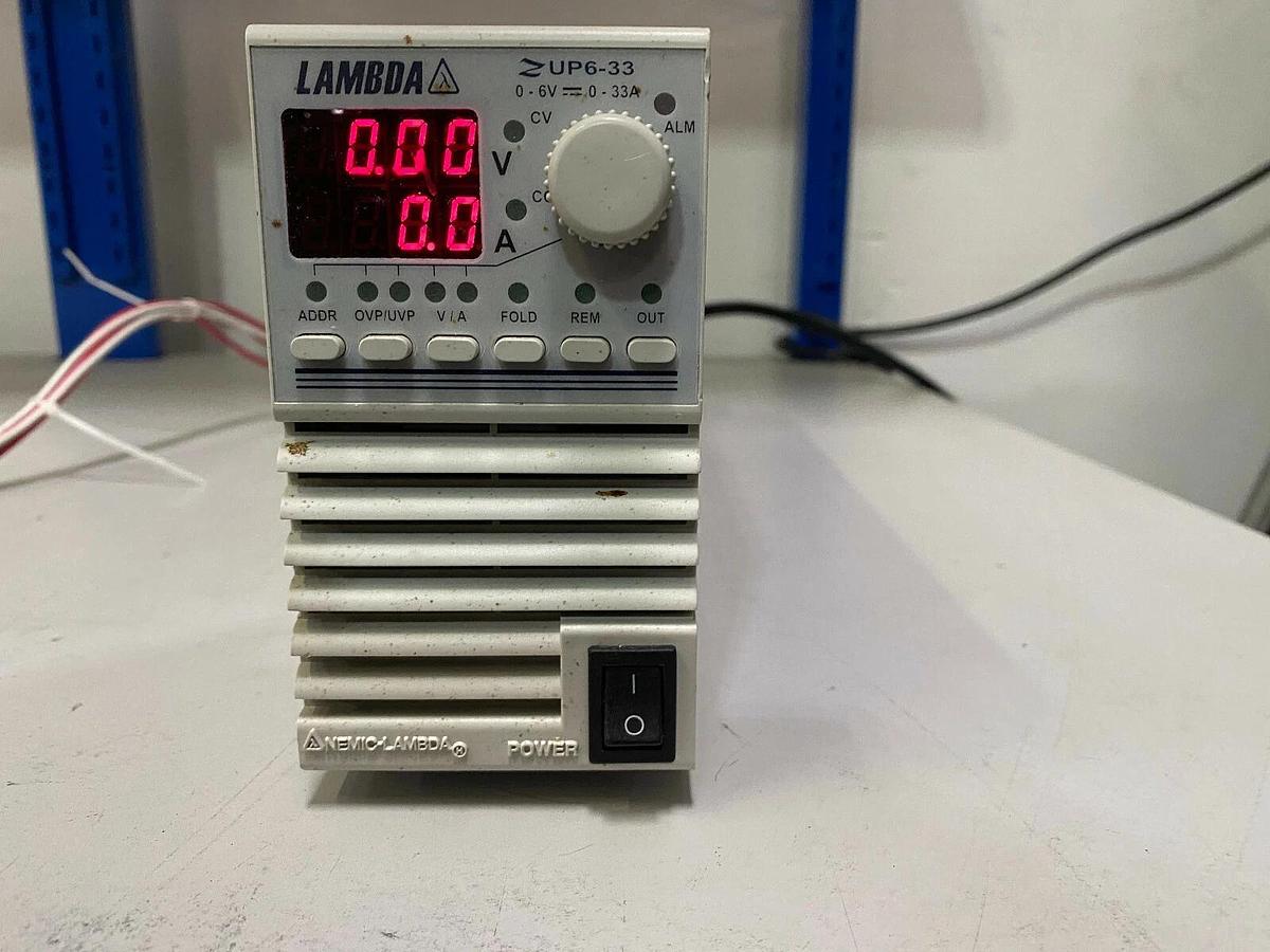 Used TDK - Lambda ZUP6-33 Bench Top Power Supply 198W 0V-6V 0A-33A