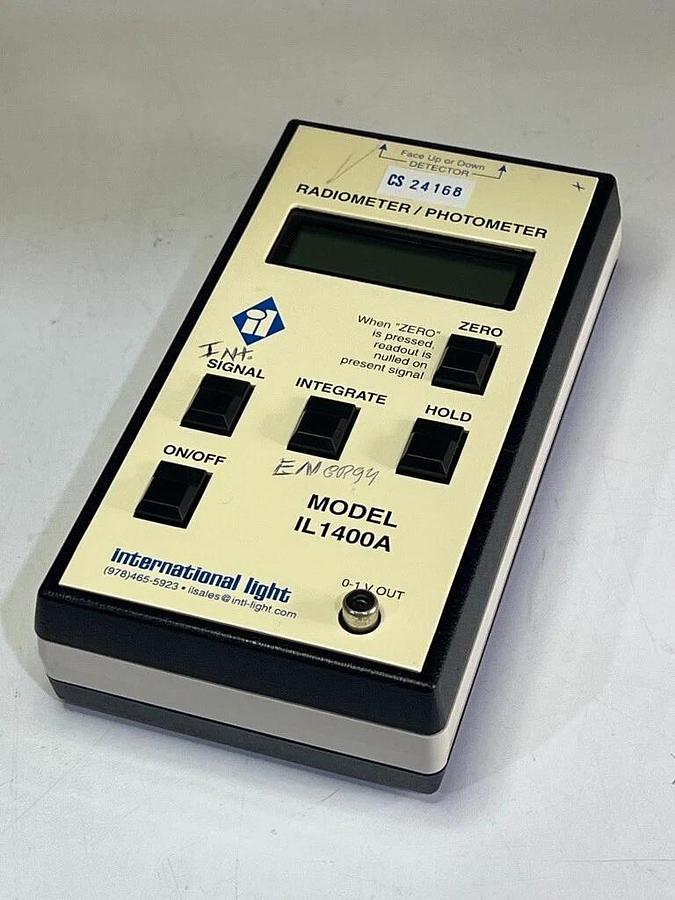 Used International Light IL1400A Radiometer / Photometer with XRL140B UV Detector