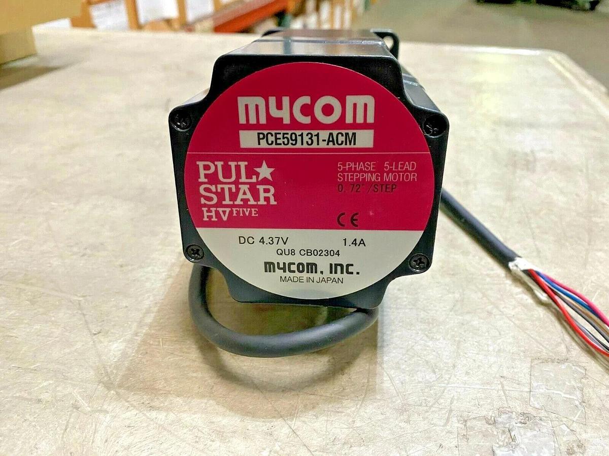 Mycom PCE59131-ACM 4.37V 1.4A PUL Star HV Five 5-Phase 5-Lead Stepping Motor