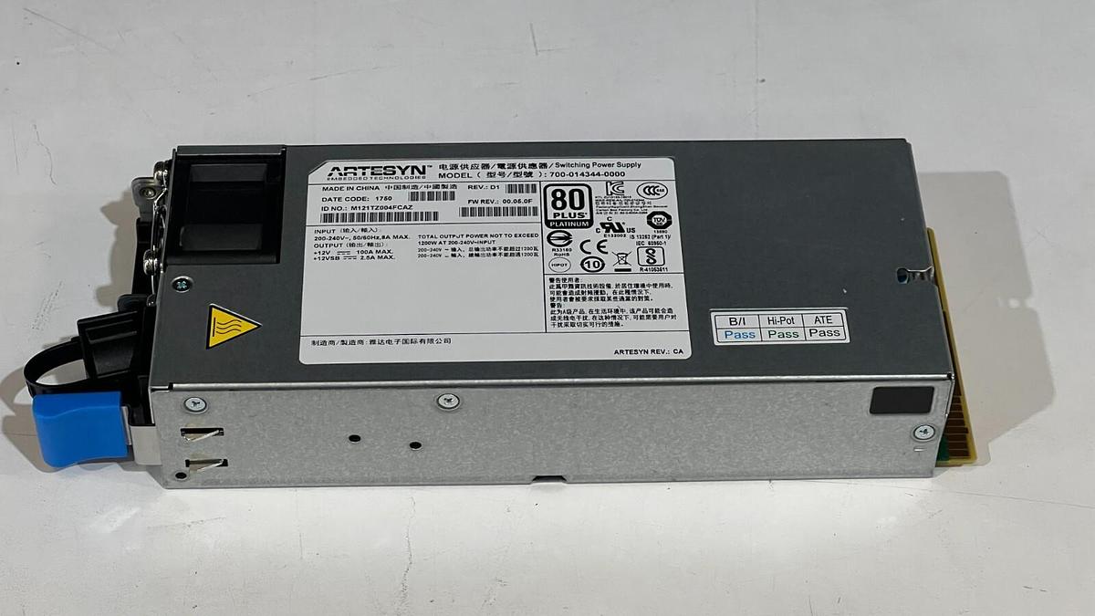 Used Artesyn Model 700-014344-0000 - 1200 Watt Switching Power Supply - 12 VDC 100 A