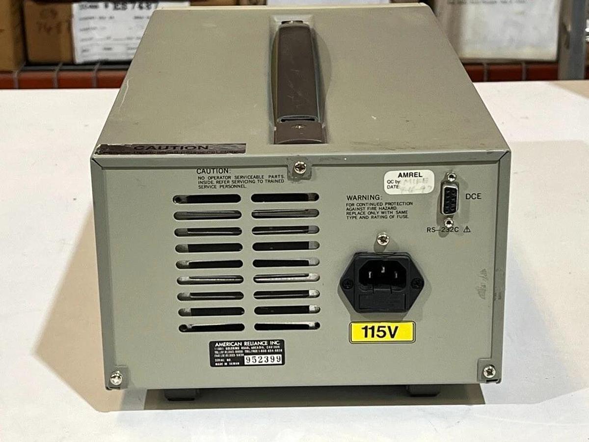 Used AMREL American Reliance LPS-305 Programmable Linear  +/- DC Power Supply