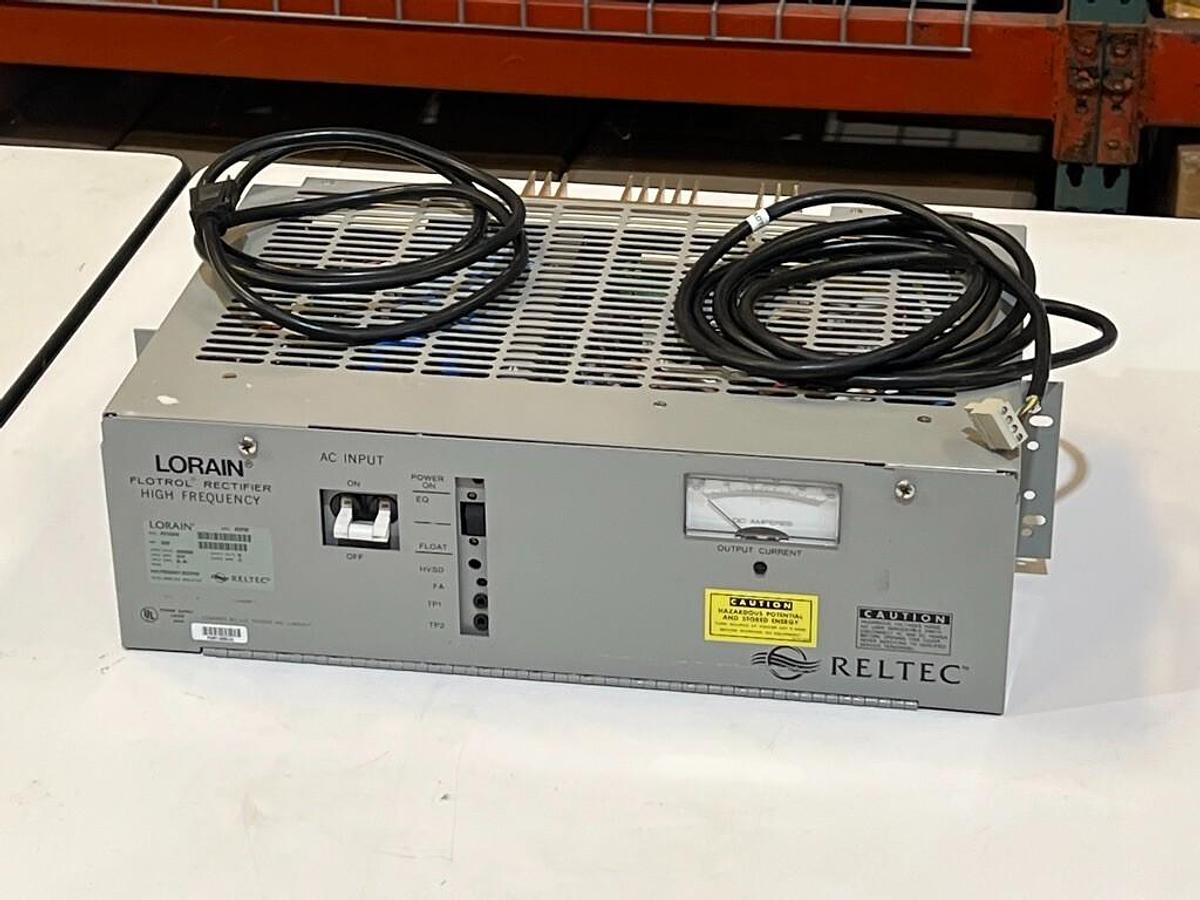 Used Reltec Lorain High Frequency Rectifier Model A12F50 58V 12A Power Supply