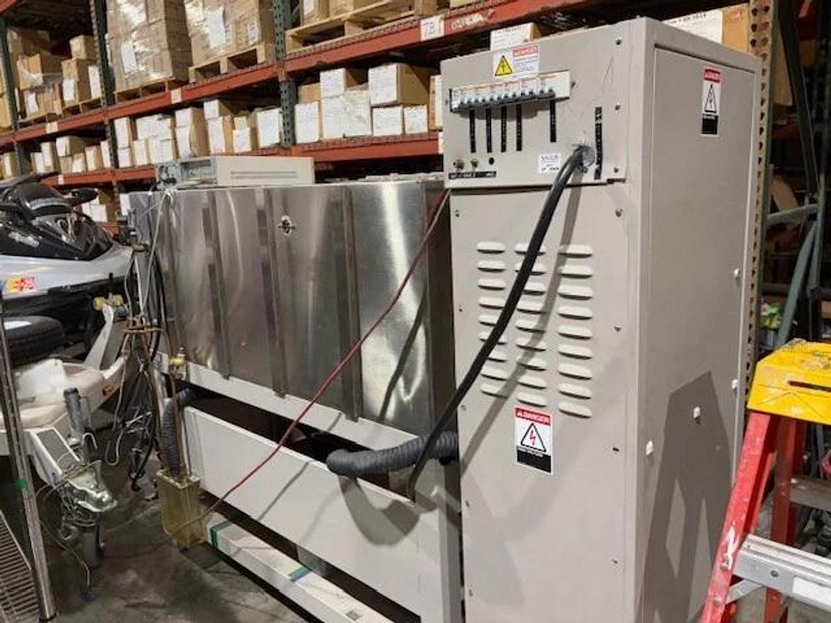 Used Solid State Equipment SSEC Model 2100E NTe Hermetic Package Sealer w/ Enclosure