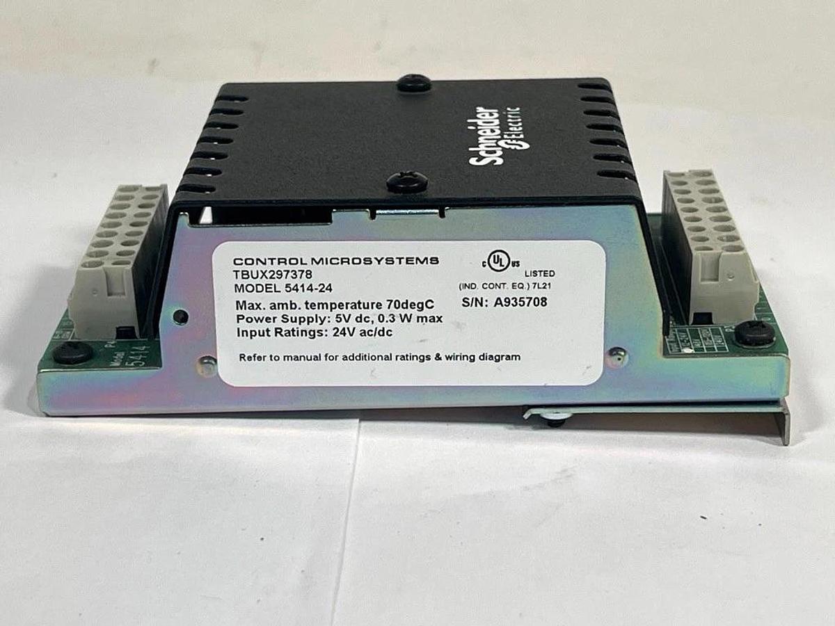 Used Schneider Electric Model 5414-24 Digital Input Module Part No. TBUX297378