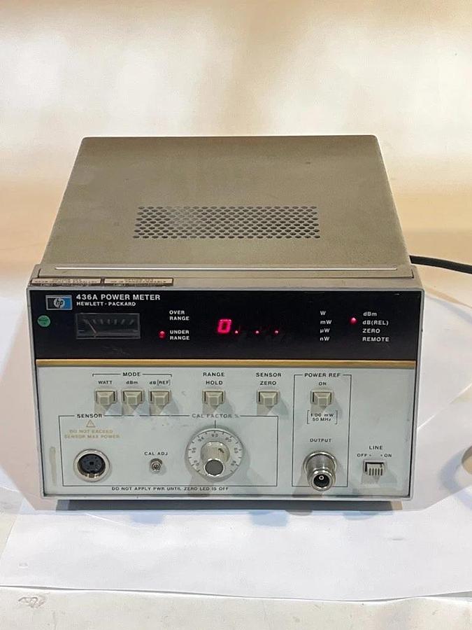 Used Hewlett Packard HP Model 436A Power Meter with OPT 022 - GPIB Interface