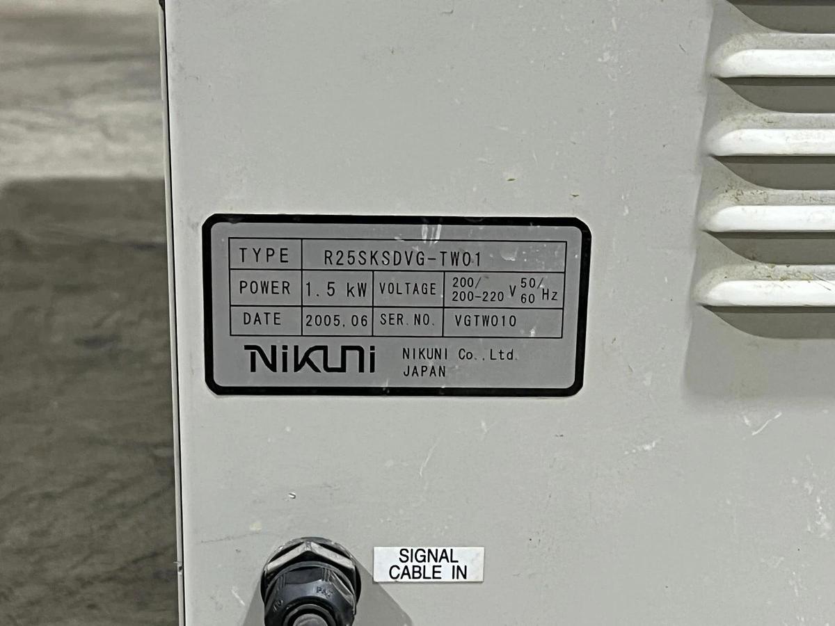 Used Nikuni Japan nikuni Type R25SKDVG-TWO1 Pump Filtration System for Pump Parts