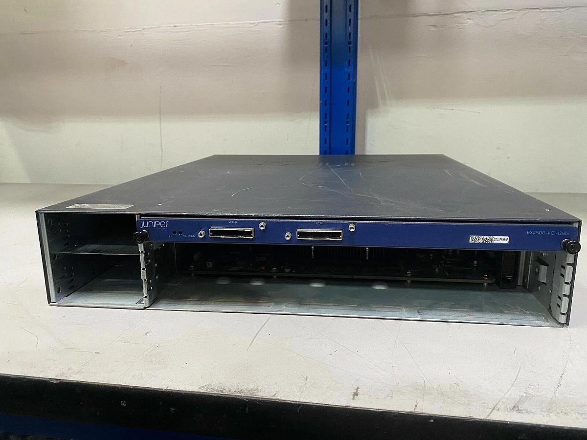 Used Juniper Networks EX4500 Virtual Chassis - FOR PARTS - NO POWER SUPPLIES EX 4500
