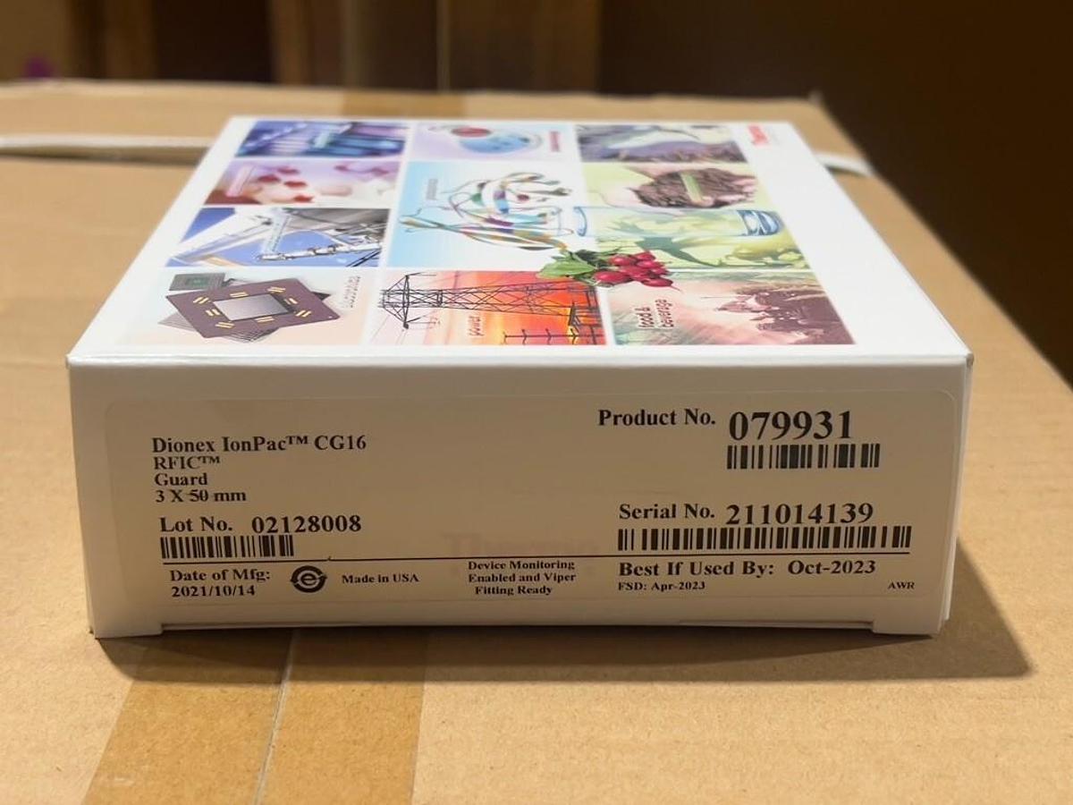 Used Thermo Scientific 079931 Dionex IonPac CG16 RFIC Guard Column 3 x 50mm