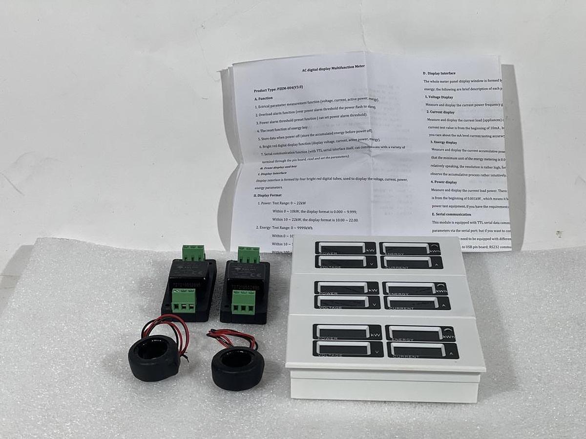 Used Lot of Bel Power PQDE6W-Q24-S24-T & PeaceFair PZEM-004