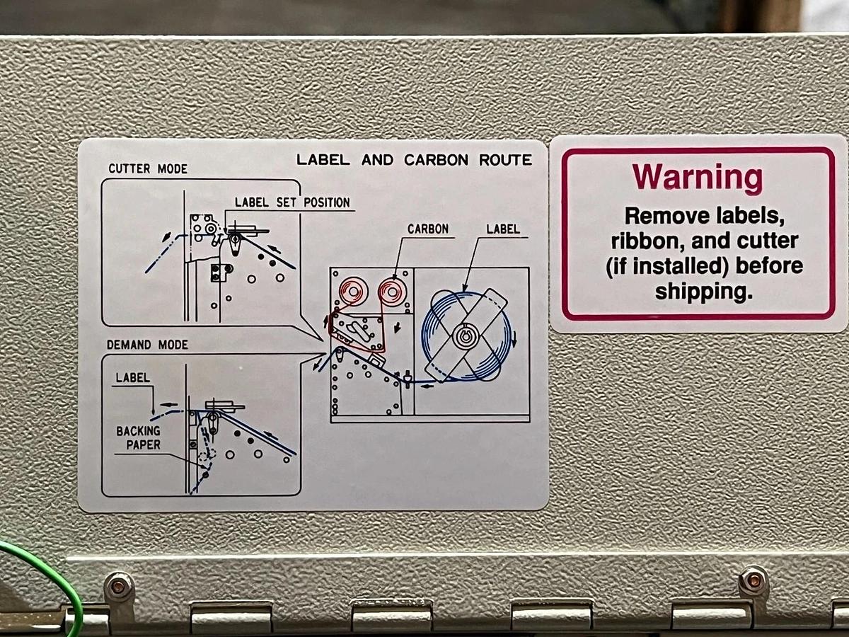 Used EPC Identification Systems Mo. ML-512 / SATO M-8400 Barcode Printer Label Maker