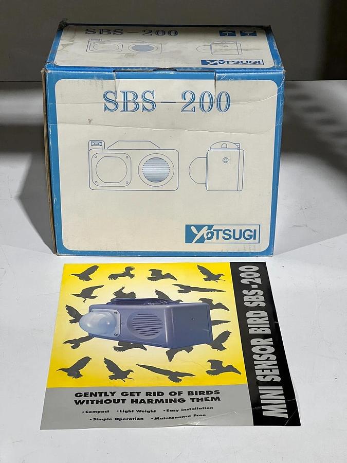 LOT OF 12 Yotsugi Sensor Bird Scare Sonic Deterrent Systems - SBK-200 SBK-1400