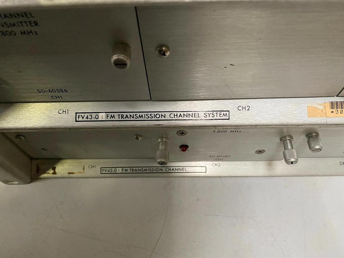 Used LOT OF 2 Harris Farinon FV43-01 FM Transmission Channel System