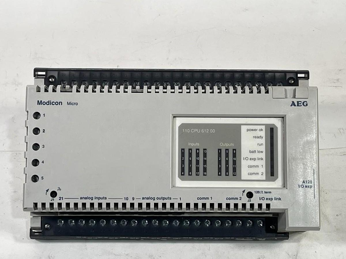 Used AEG / Schneider Automation Modicon Micro 110 CPU 612 00 - Micro CPU