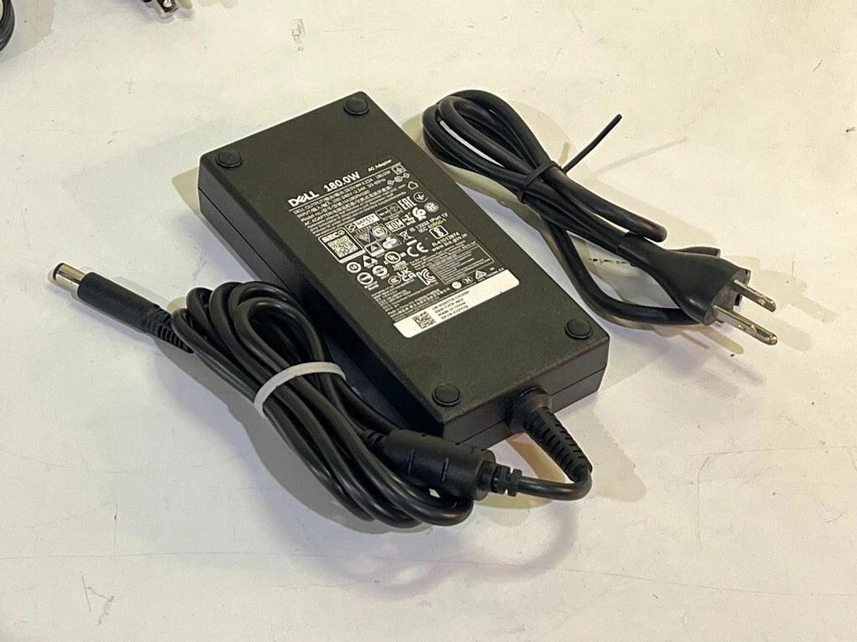 Used Lot of 5 Dell Laptop Power Adapters: 03XYY8, D7MP1P, 0RN7NW, & (2X) 09TXK7