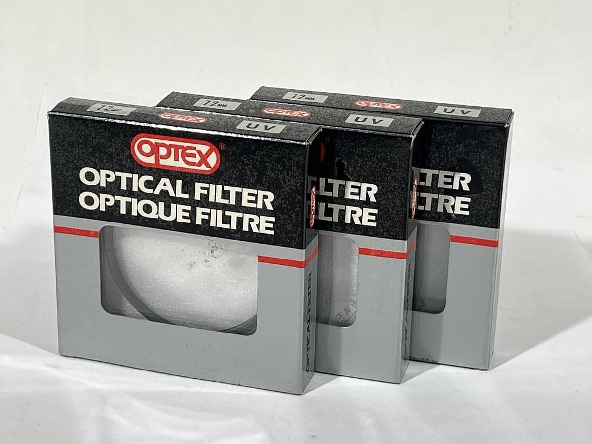 Lot of 3 Pieces: Optex 72mm Diameter UV Filters for Camera Lenses
