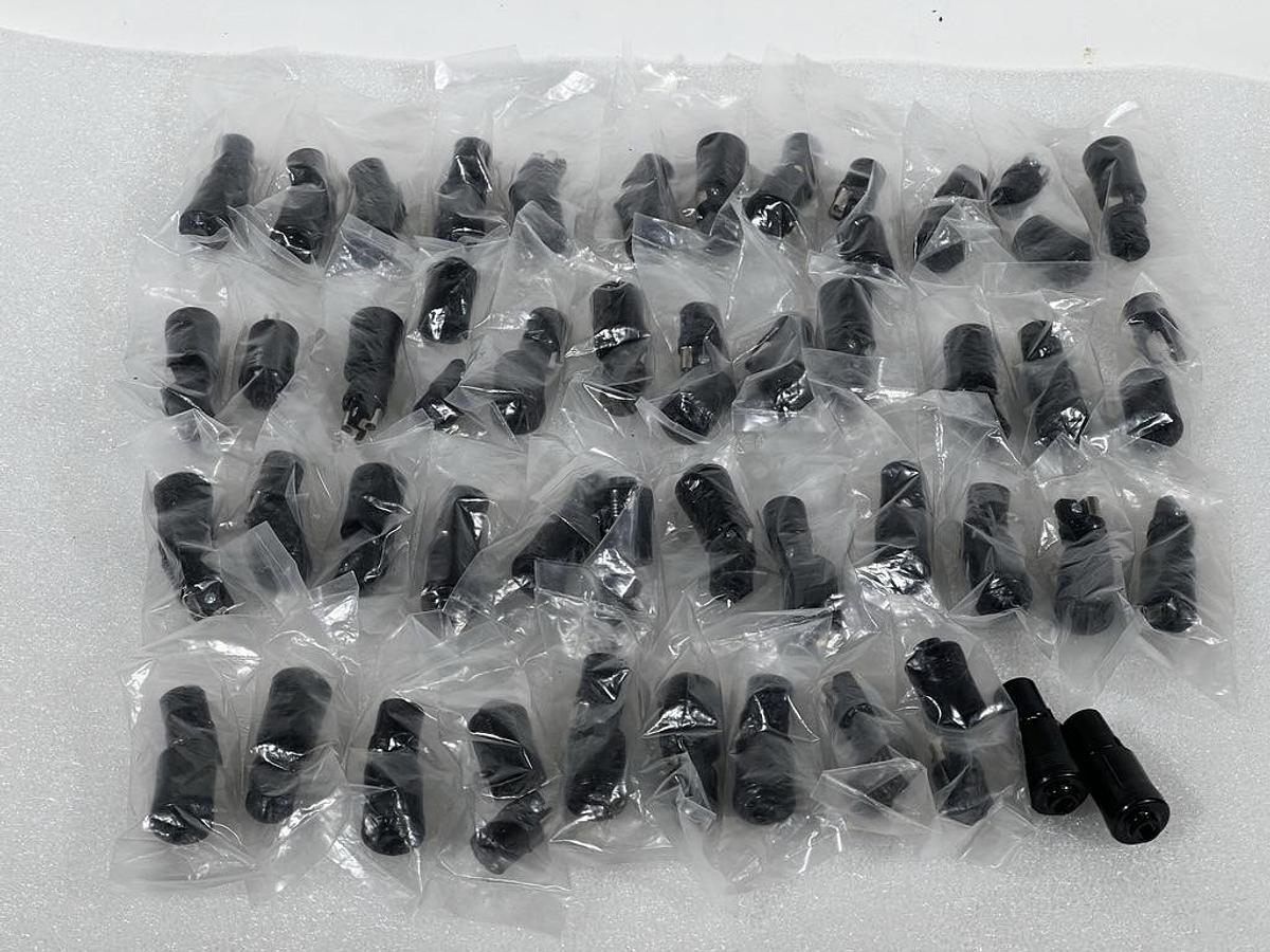 Lot of 48 Pieces 2-Pin DIN Female Cable Mount Connectors