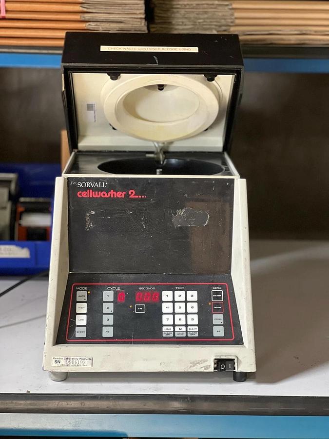 Used Thermo Scientific Sorvall Cellwasher 2 Centrifuge - No Rotors Included