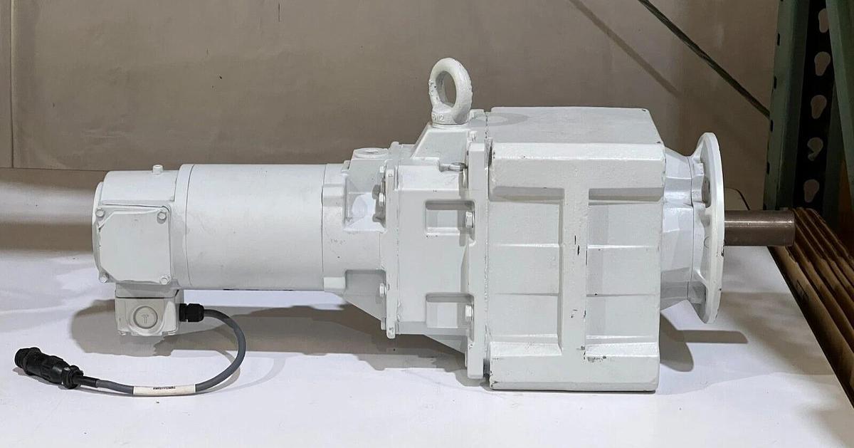 Used Bauer BG Series Helical Geared Motor Type BG30Z-27 / P05LA25 / EMV-C1