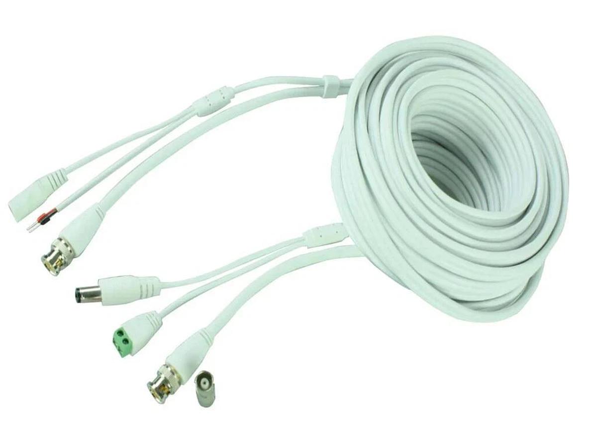 Used Rhino Tek 50FT BNC Security Cable, 3 in 1: Video / Power / Audio - RHC-031-050
