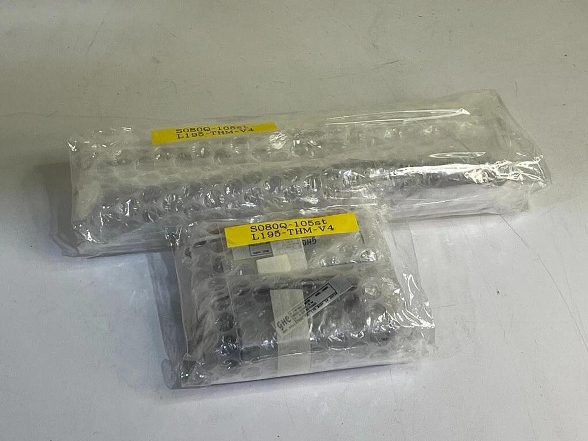 Used Lot of 4 GHC GMC Hillstone Co. Shaft Motor S080Q Series Linear Motors + 2 Shafts