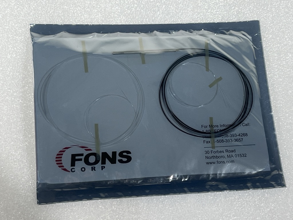 FONS Corp SP-S2Y00EF99J-P Fiber Optic Splitter 1X2, 1550 nm, 900 um Jacket