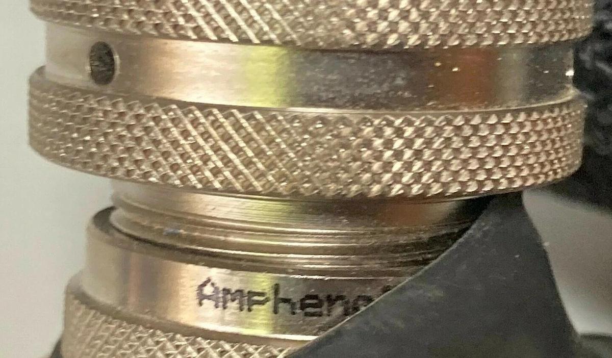 Used Amphenol Souriau 8LT5-19F18PN M-M Cable Assembly - 8LT519F18PN Male Assemblies