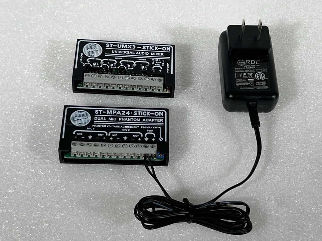 Used Radio Device Labs RDL ST-MPA24 Phantom Adapter w/ Power ST-UMX3 Mixer