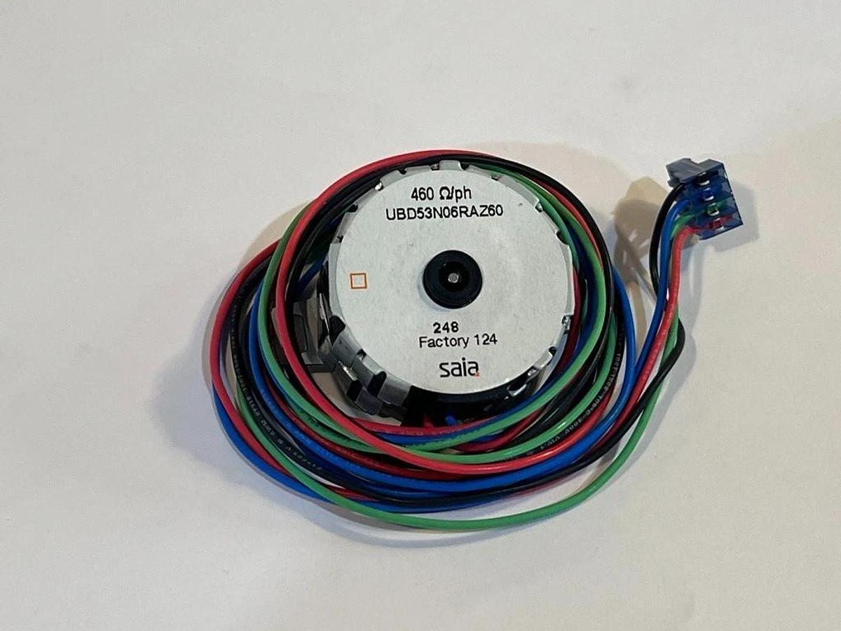 Used Saia UBD53N06RAZ60 Stepper Motor, 460 Ohm per Phase