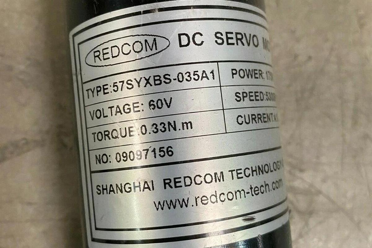 Used Redcom 57SYZBS-035A1 Servo Motor Shanghai Redcom Technology