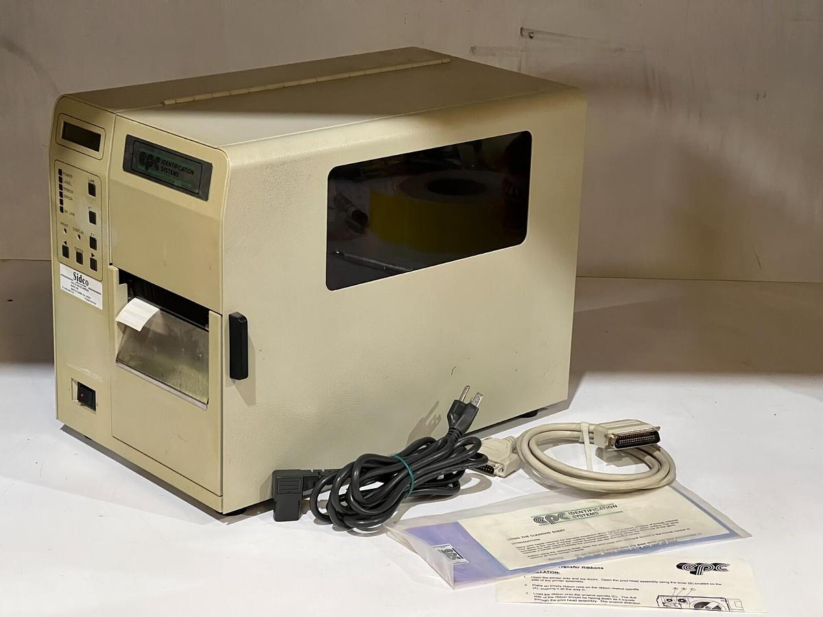 Used EPC Identification Systems Mo. ML-512 / SATO M-8400 Barcode Printer Label Maker
