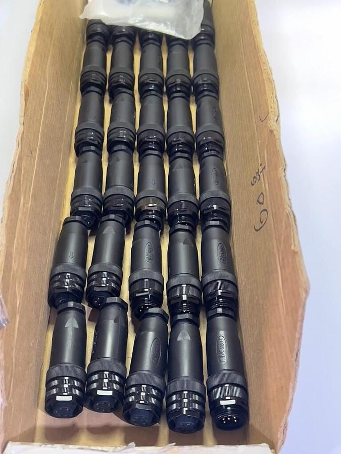 Assorted Lot of 31 New Mini-Change (7/8") Cable Connectors (Brad Harrison Type)