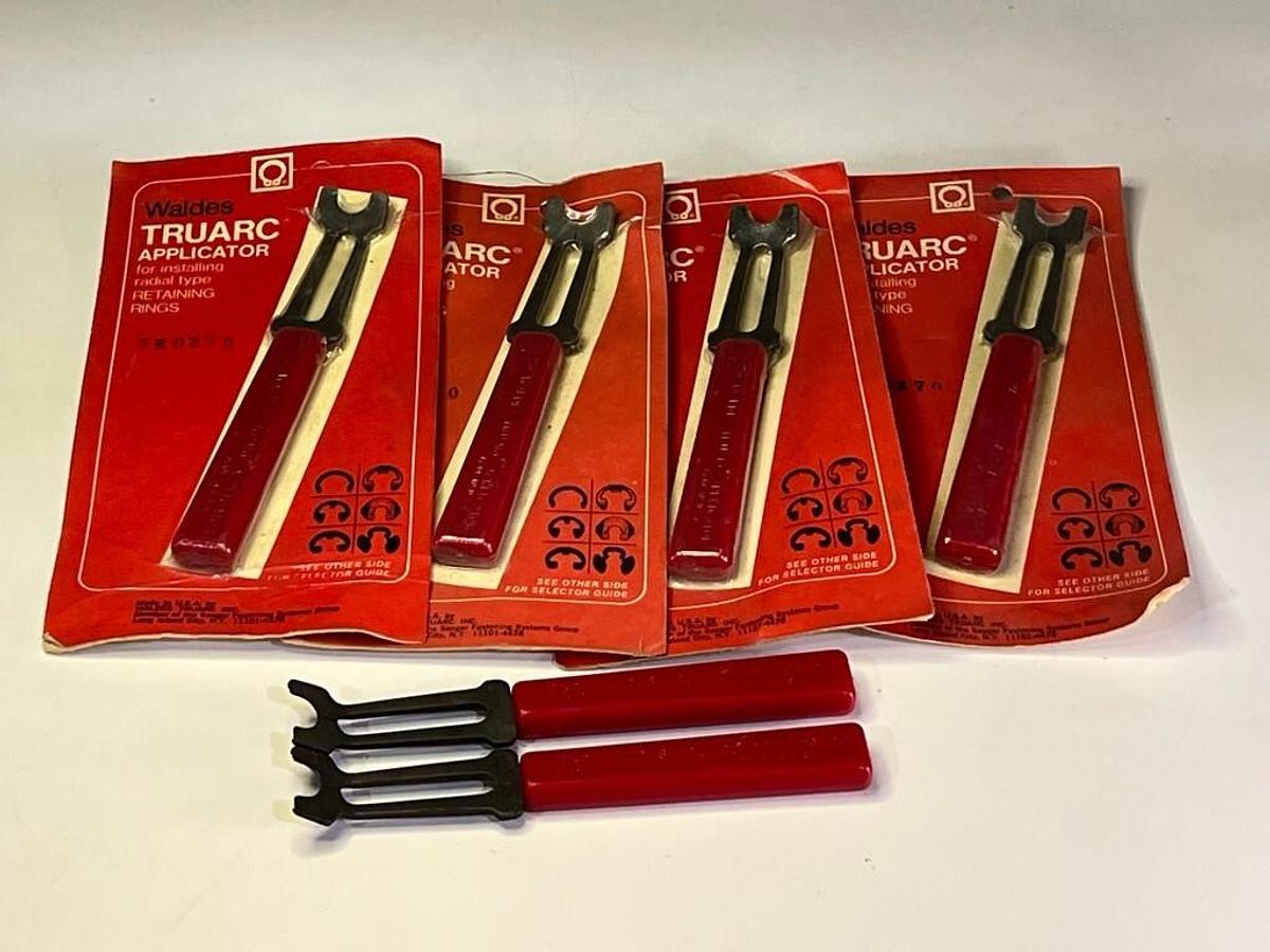 Lot of 6 Waldes Truarc RE-037-035 Applicator Hand Tool Retaining Ring Circlips