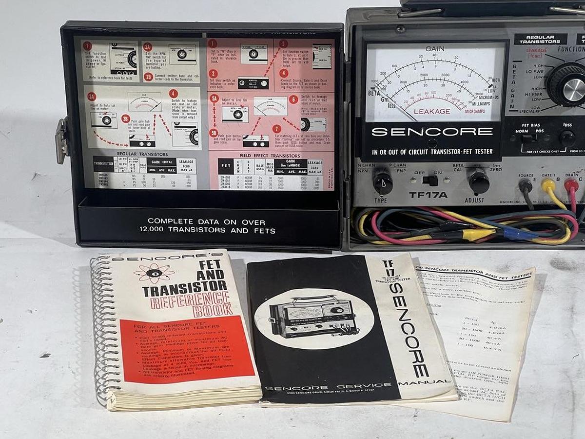 Used Sencore TF17A In Or Out Of Circuit Transistor / FET Tester