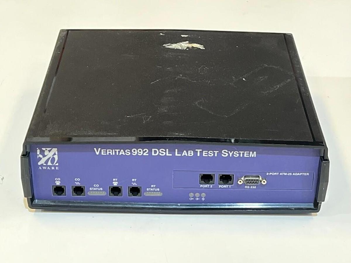 Used Aware, Inc. Veritas992 DSL Lab Test System - No Power Supply - AS-IS