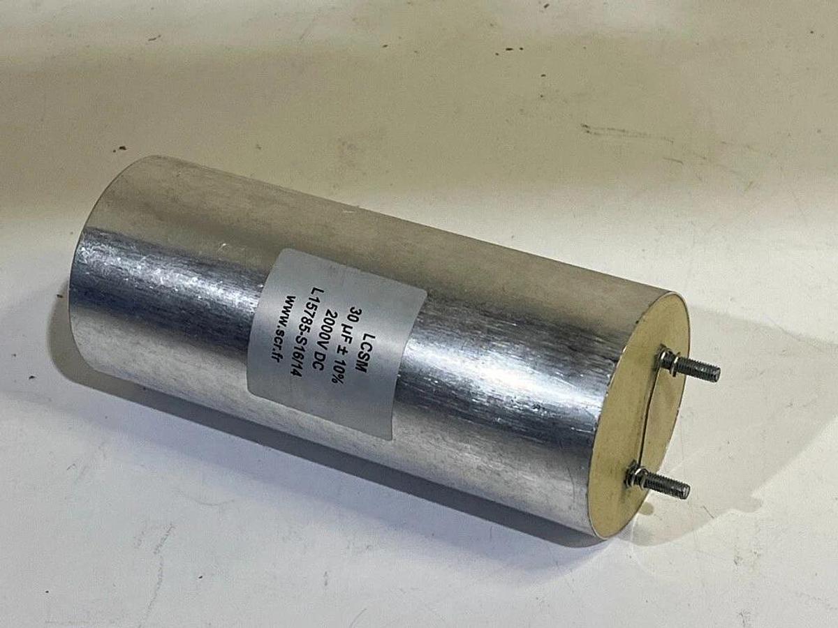 LCSM 30 uF 2000V DC High Voltage Capacitor Aluminum Electrolytic L15785-S16/14