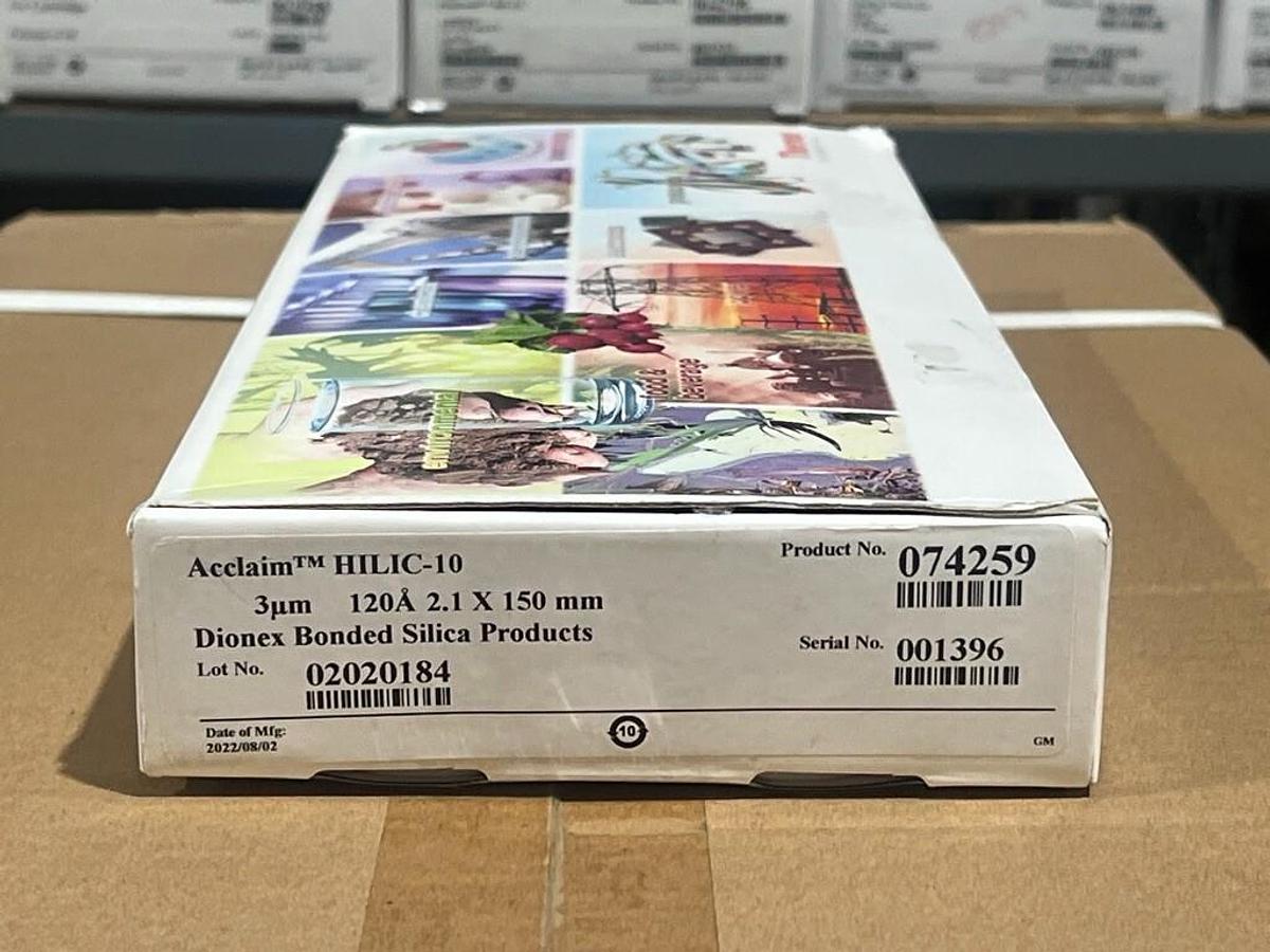 Used Thermo Scientific 074259 Acclaim HILIC-10  3um 120Å 2.1 x 150 mm HPLC Column