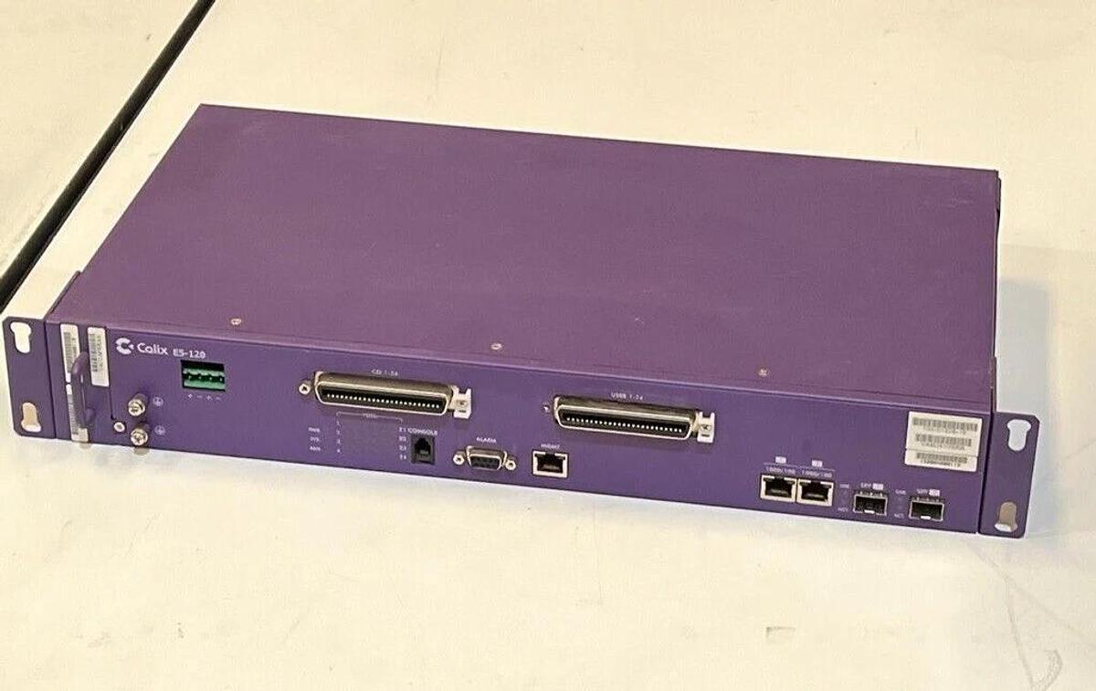 Used Calix E5-120 ESP Ethernet Service Platform - Model 100-01228-10 VDSL2