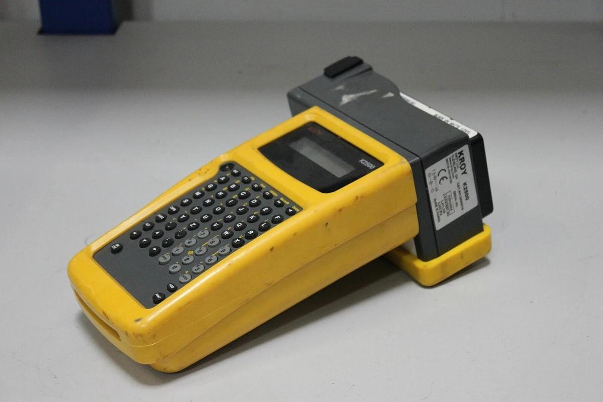 Used Kroy K2500 Industrial Labelling System for Heat Shrink Tubing - Label Maker