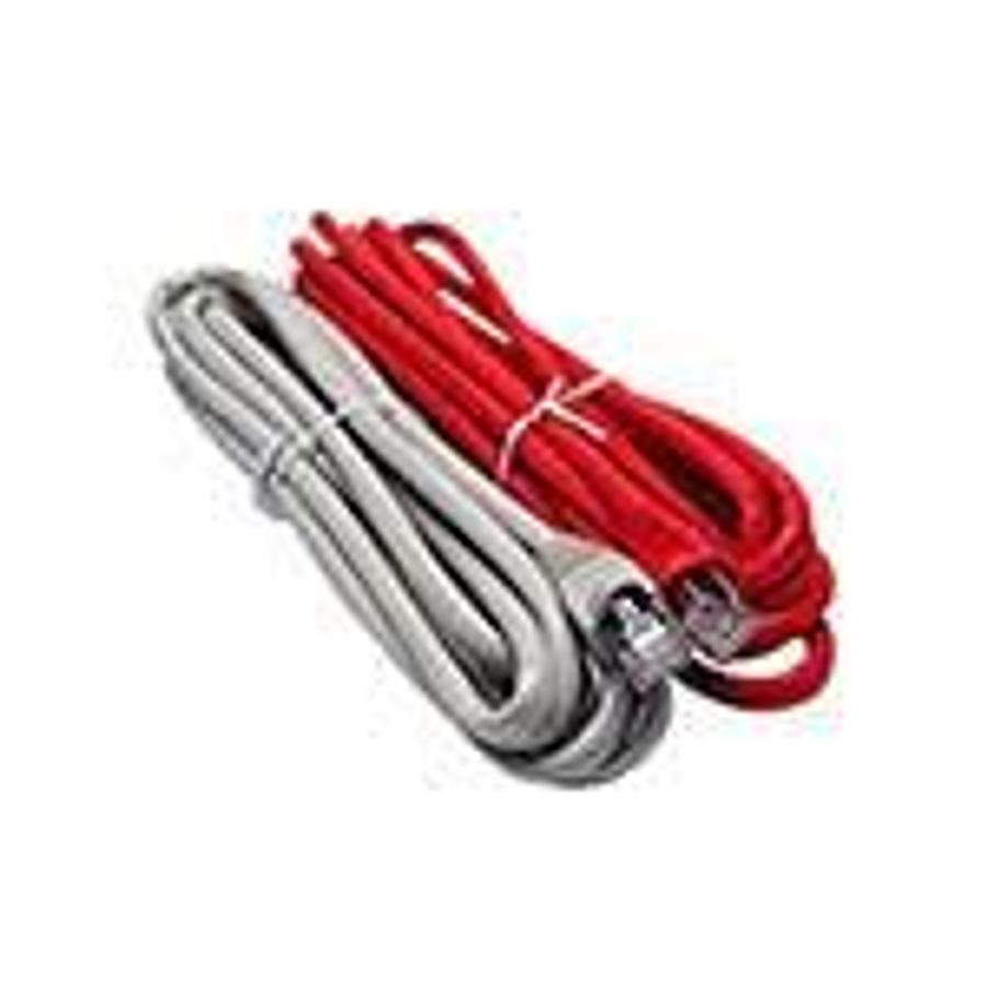 Used LAN cables (2/bag, 1ea Red and Grey), Cat5E 10' long ES7561